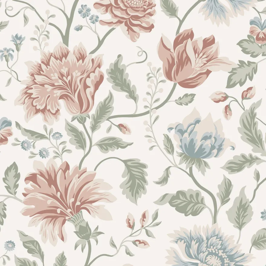 Tapetti Sandberg Annabelle, non-woven, romanttinen