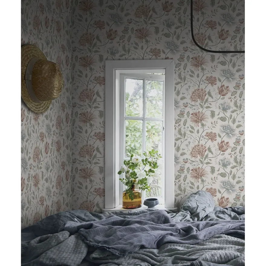 Tapetti Sandberg Annabelle, non-woven, romanttinen