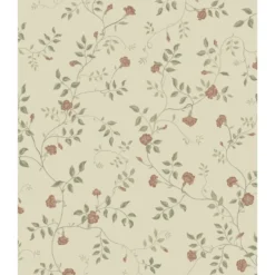 Tapetti Sandberg Henny, non-woven, romanttinen, ruskea