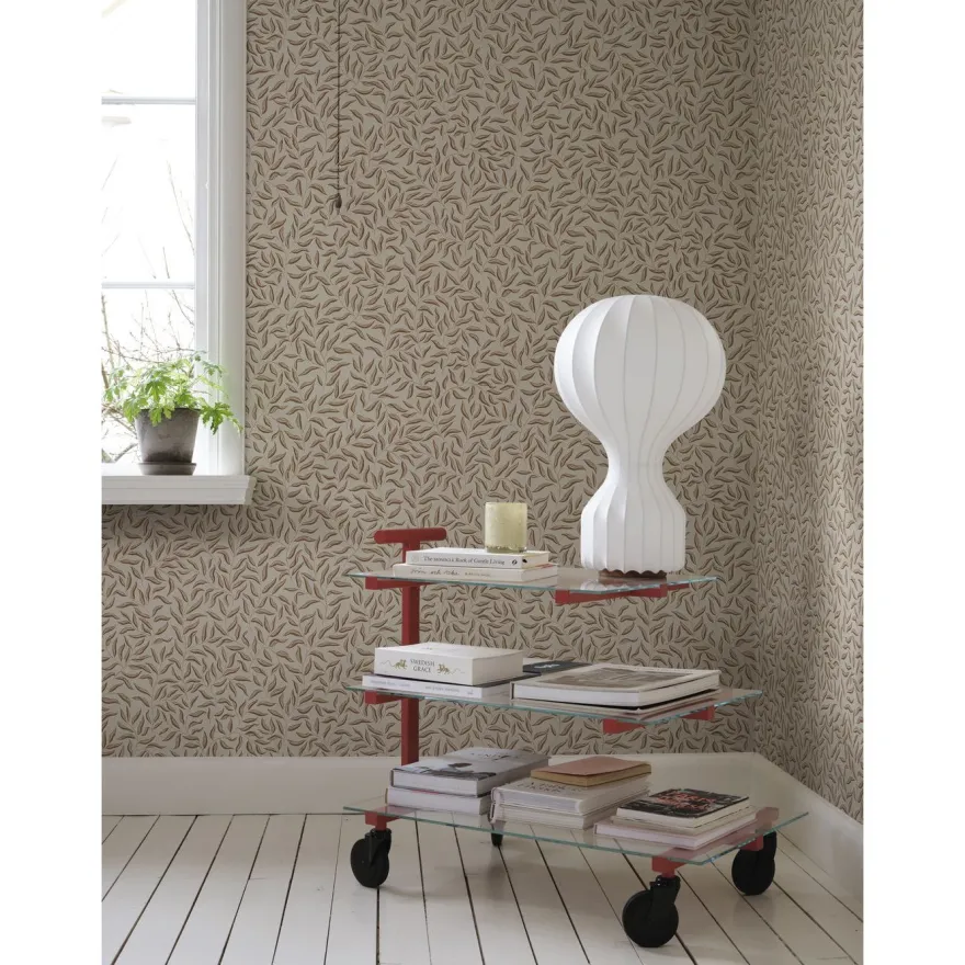 Tapetti Sandberg Karolina, non-woven, kasvi, lehtipuu