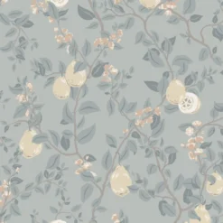 Tapetti Sandberg Kvitten, non-woven, kasvi