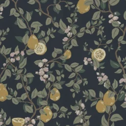 Tapetti Sandberg Kvitten, non-woven, kasvi