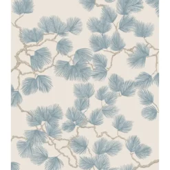 Tapetti Sandberg Pine, non-woven, kasvi, havupuu