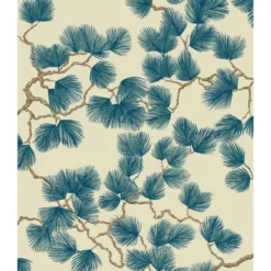 Tapetti Sandberg Pine, non-woven, kasvi, havupuu