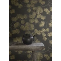 Tapetti Sandberg Pine, non-woven, kasvi, havupuu