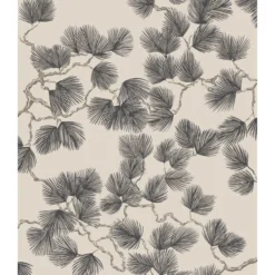 Tapetti Sandberg Pine, non-woven, kasvi, havupuu