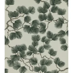 Tapetti Sandberg Pine, non-woven, kasvi, havupuu