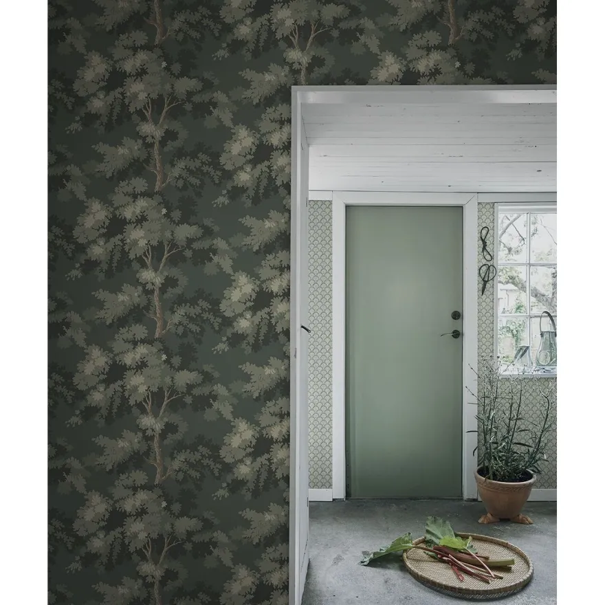 Tapetti Sandberg Raphael, non-woven, kasvi, lehtipuu