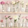 Tapetti Sandudd Florista Pink 106373, pioni, ruusu, romanttinen, vaaleanpunainen