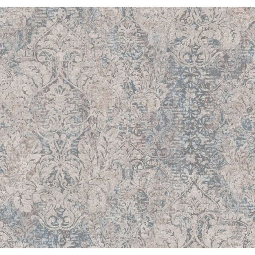 Tapetti Sandudd Mata Hari 38093-1, vinyylipinta, ornamentti, beige
