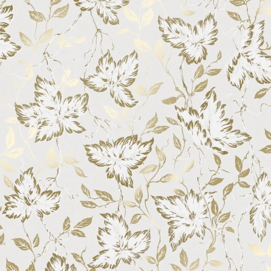 Tapetti Sandudd Rantaniitty 2965-5, 0,53x11,20 m, non-woven, luonto, vaalea/kulta