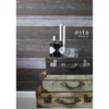 Tapetti Wooden Boards 138254, puujäljitelmä, tummanruskea/sininen