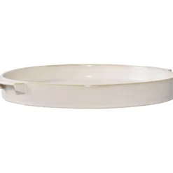 Tarjotin House Nordic Tray, ø37x 4.5cm, keramiikka, valkoinen