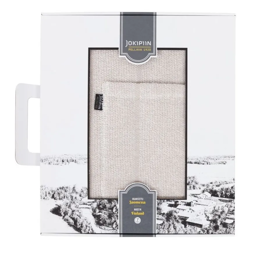 Tarrapyyhe Jokipiin Pellava Laituri, 85x145cm, beige