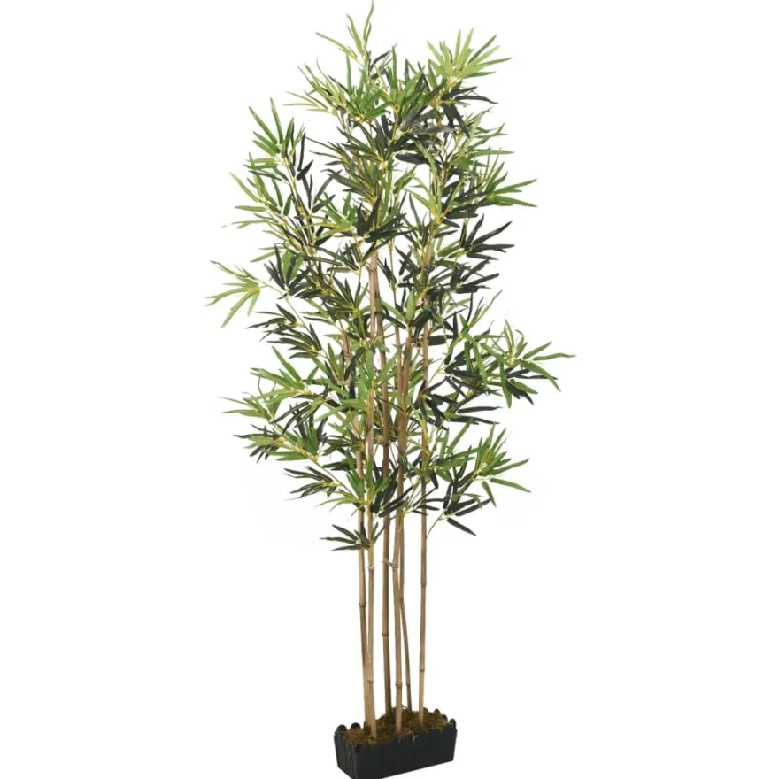Tekokasvi bambupuu 120cm, 552 lehteä, vihreä