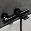 Termostaattihana Bathlife Dagg, juoksuputkella, musta