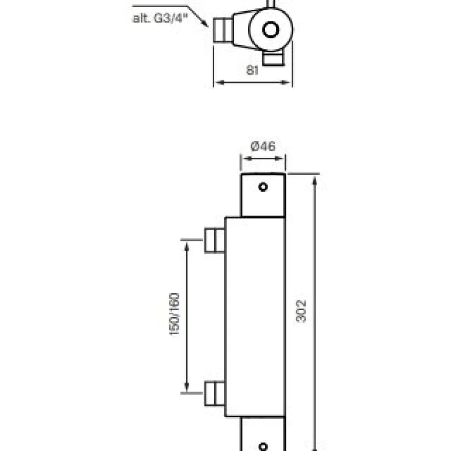 Termostaattihana Tapwell Evo EVM168