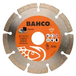 Timanttikatkaisulaikka Bahco, segmentoitu, 125x2,0x22,23 mm