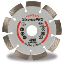 Timanttilaikka Mandrex XtremePro, betonille, eri kokoja