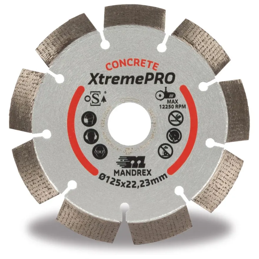 Timanttilaikka Mandrex XtremePro, betonille, eri kokoja
