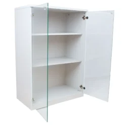 Toimistokaappi Home4you ERGO 80x44,5x115,5cm, valkoinen