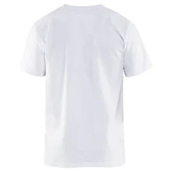 T-paita Blåkläder 3360, v-kaulus, valkoinen