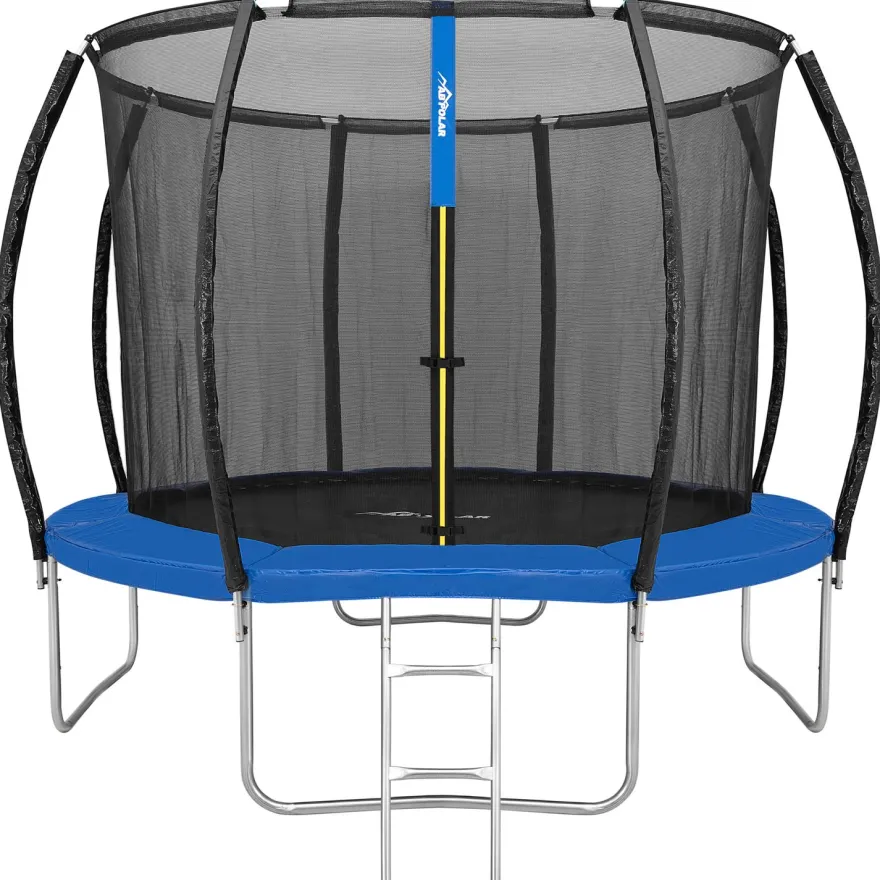 Trampoliini AB Polar turvaverkolla, eri kokoja