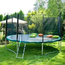 Trampoliini Home4you, Ø366cm, turvaverkolla