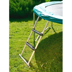 Trampoliinin portaat Home4You 98x52 cm, harmaa