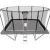 Trampoliinin Turvaverkko Stratos Suorakaide Trampoliini Premium Black Line, 277x477 cm