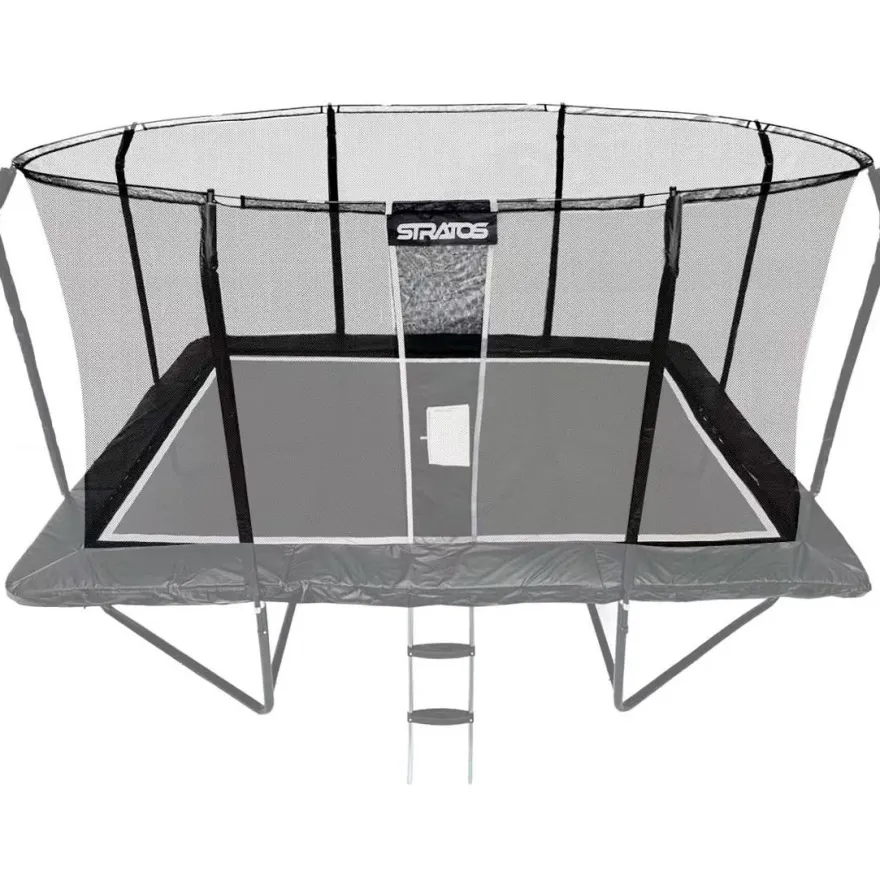 Trampoliinin Turvaverkko Stratos Suorakaide Trampoliini Premium Black Line, 277x477 cm