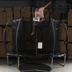 Trampoliini React Aero, Ø427cm, turvaverkolla