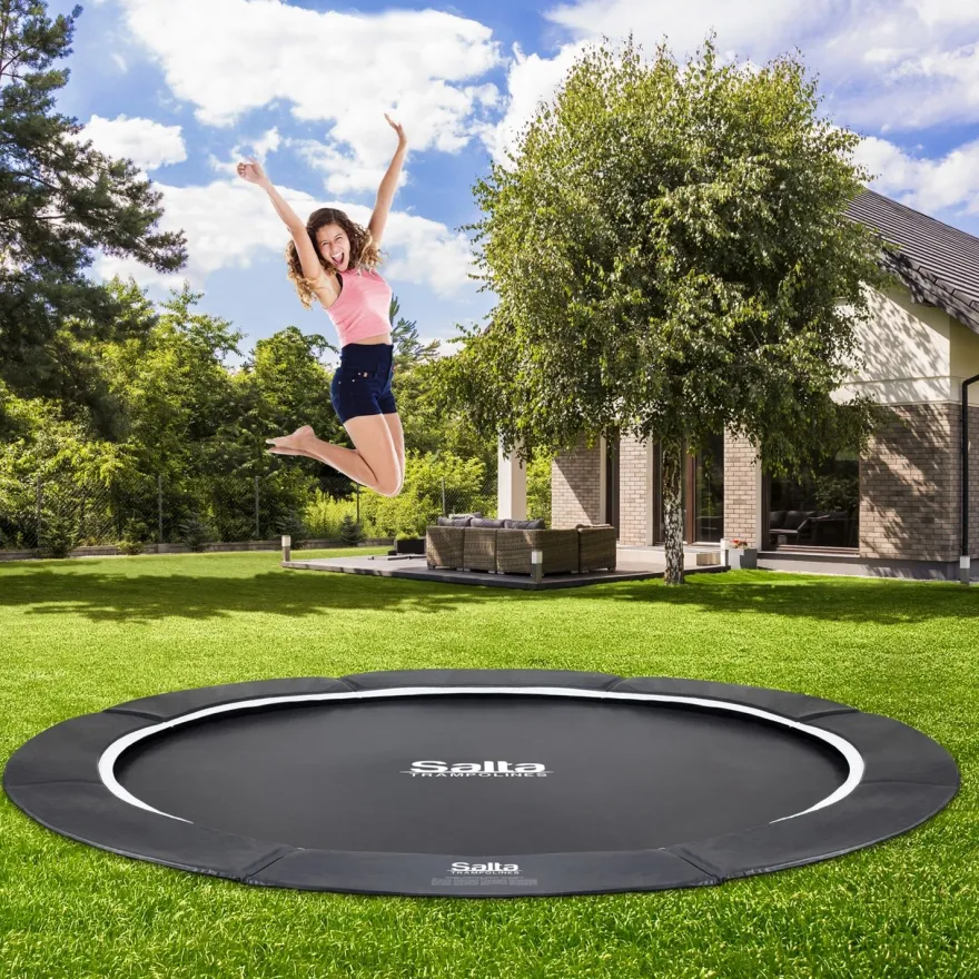 Trampoliini Salta Royal Baseground Sport, Ø427cm, musta