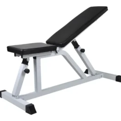Treenipenkki levytanko- ja käsipainosarjalla, 60.5kg, 115x47x116cm