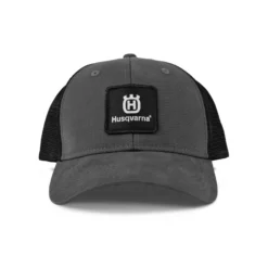 Trucker-lippalakki Husqvarna, harmaa