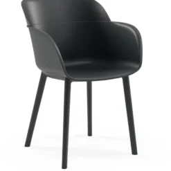 Tuoli Linento Garden Shell-P antrasiitti 2kpl/pkt