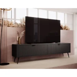 TV-taso Nomla 200 LANTE, leveys 200cm, musta