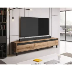 TV-taso NORD, ruskea/musta (5894)