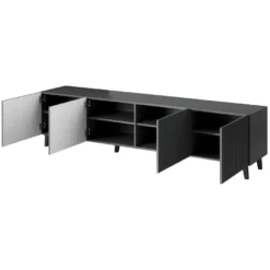 TV-taso VAMOS GREY 200, tummanharmaa (5347)