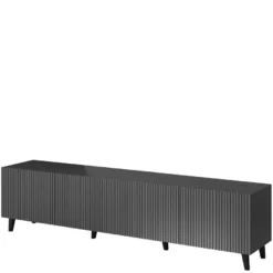 TV-taso VAMOS GREY 200, tummanharmaa (5347)