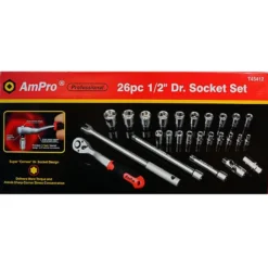 Työkalusarja AmPro, 1/2", 26-osainen