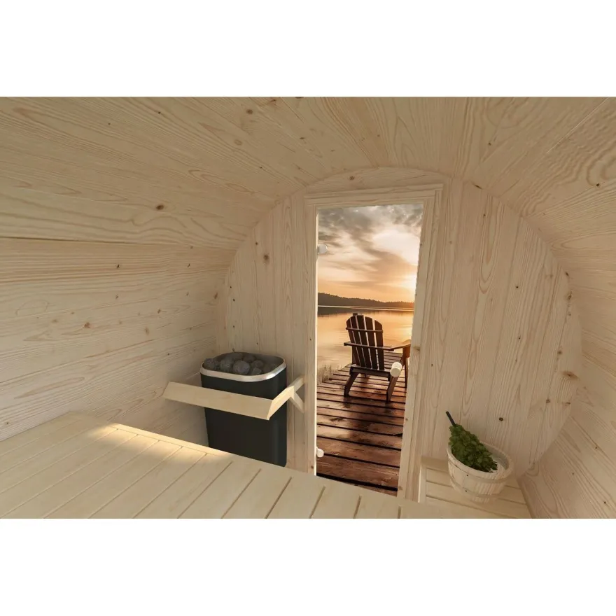 Tynnyrisauna Palmako Anita 0,9 m²
