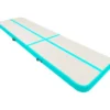 Täytettävä voimistelumatto pumpulla 800x100x20 cm PVC vihreä