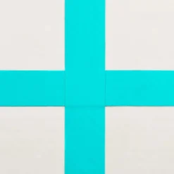 Täytettävä voimistelumatto pumpulla 800x100x20 cm PVC vihreä
