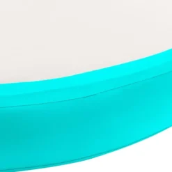 Täytettävä voimistelumatto pumpulla 100x100x10 cm PVC vihreä
