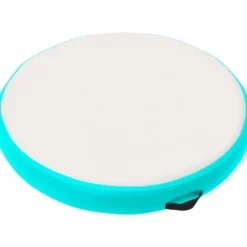 Täytettävä voimistelumatto pumpulla 100x100x10 cm PVC vihreä