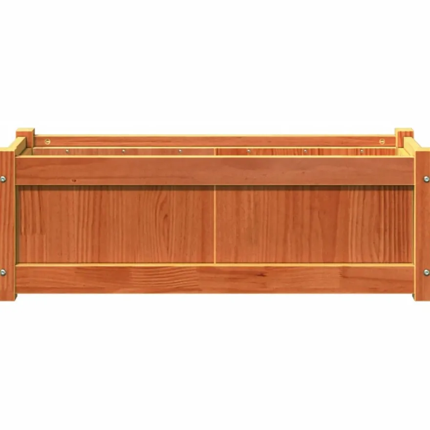Ulkokukkalaatikko vahanruskea 90x31x31 cm, mänty