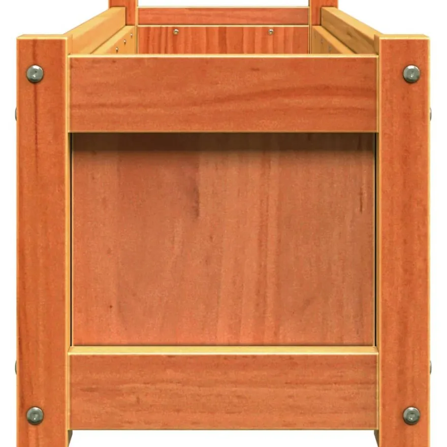 Ulkokukkalaatikko vahanruskea 90x31x31 cm, mänty
