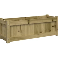 Ulkokukkalaatikko 90x31x31 cm kyllästetty mänty