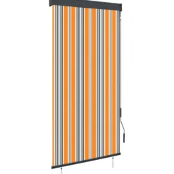 Ulkorullaverho 80x250 cm keltainen ja sininen